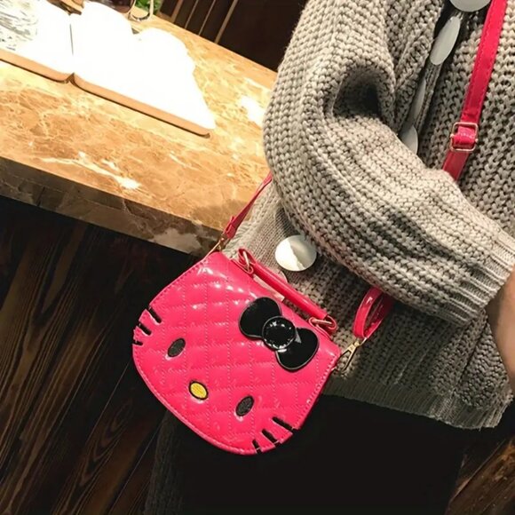 WOMENS   Hello kitty gold  shoulder design bag - Picture 5 of 5